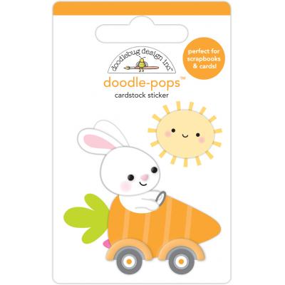 Doodlebug Hippity Hoppity Sticker - Bunny I’m Home